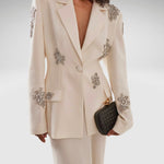 White Lotus Sequin Blazer