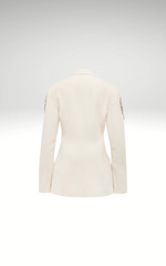 White Lotus Sequin Blazer