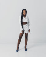White Feather Two Piece Set