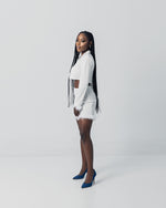 White Feather Two Piece Set